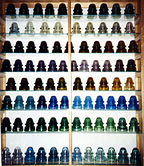 Display of Glass Signal Insulators in All Colors - for Under $200 Total